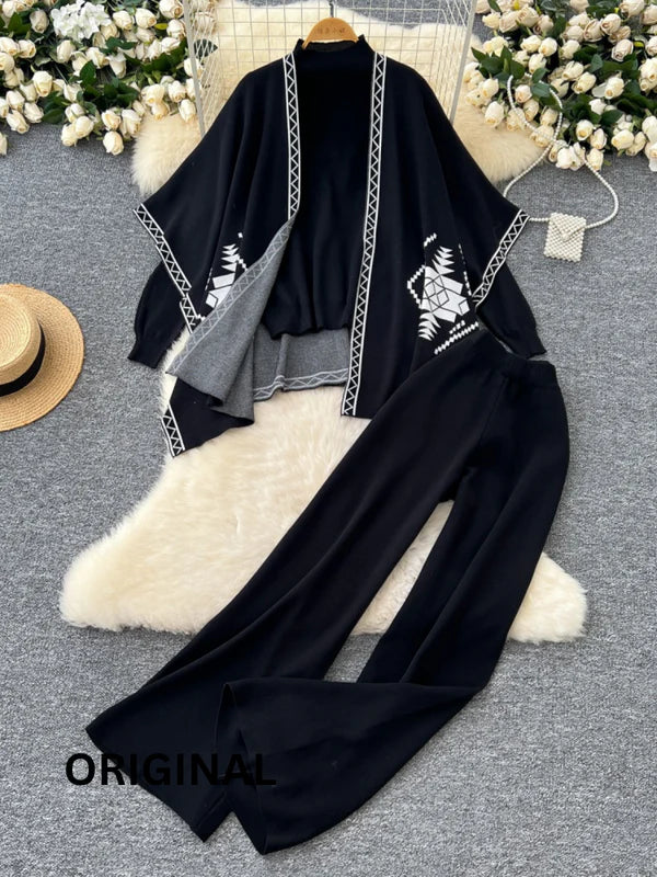 Stylish Shrug Three Piece Co-Ord Set